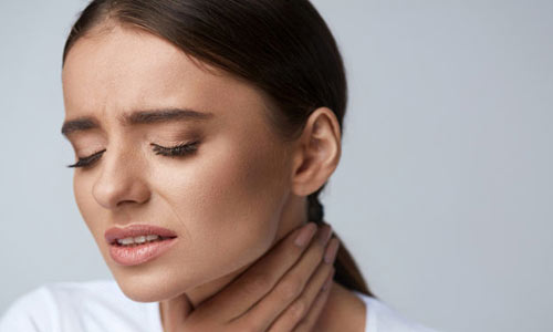 رفع گلو درد